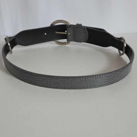 Carlisle Gray Leather Belt.  Size XS main image 8